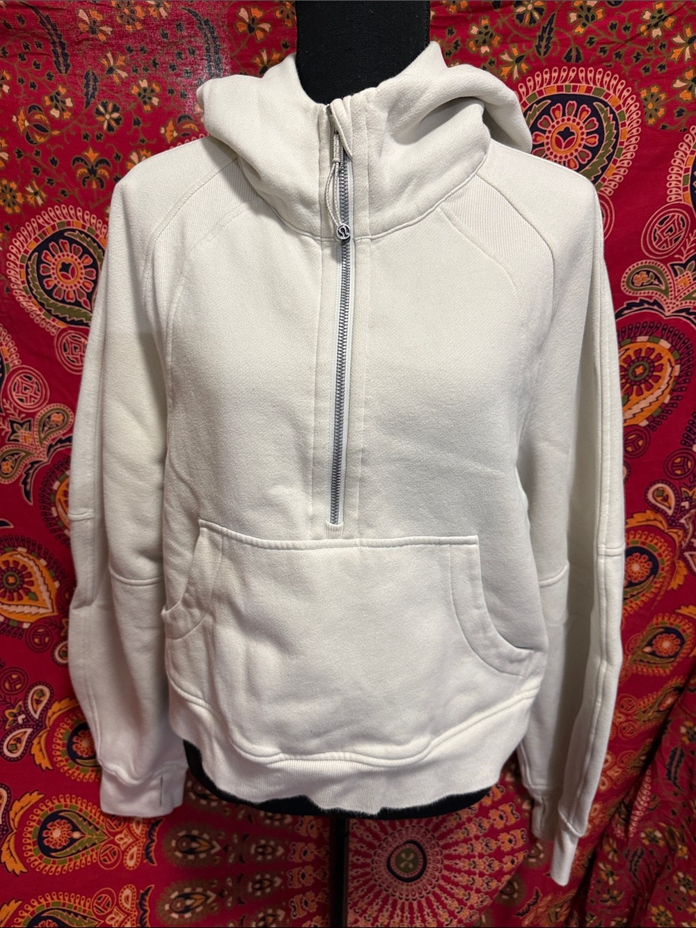 LULULEMON SCUBA OVERSIZED HALF ZIP CROP HOODIE🖤
